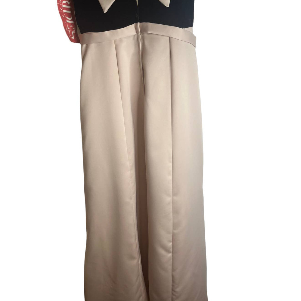 Vintage Jordan NWT Deadstock Brides Magazine Velvet Rhinestone Cowl Evening Gown